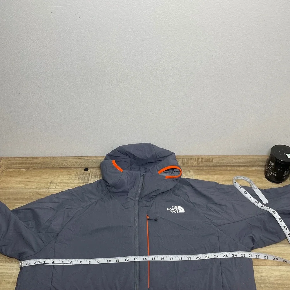 The North Face Ventrix Hooded Jacket Mens XXL Grey Orange Insulated Puffer Coat